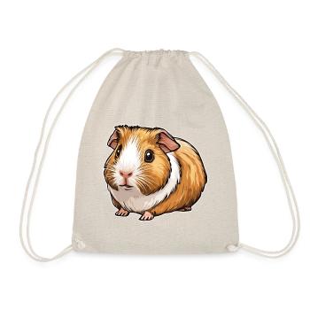 guinea pig - Drawstring Bag - nature - Front