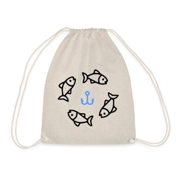Pêche et pêche | Petri Heil Hobby Logo - Sac de sport léger - nature - Devant