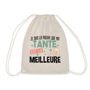 Tante Bébé Cadeau Nourrisson Naissance - Sac de sport léger - nature - Devant