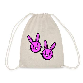 Osterhase Symbol Ostern - Turnbeutel - Natur - Vorne