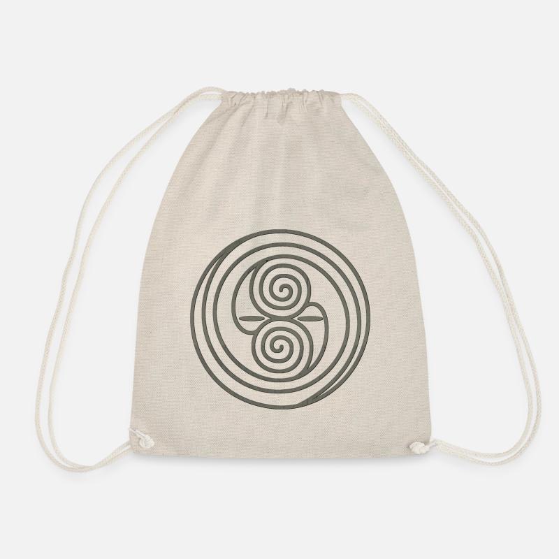 Celtic spirale gris - Sac de sport léger - nature