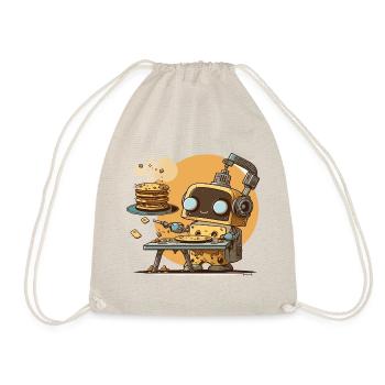 Breakfast Bot - Drawstring Bag - nature - Front