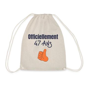 Officiellement 47 Ans - Sac de sport léger - nature - Devant