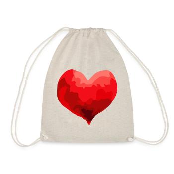 Coeur Amour Amoureux Mariage - Sac de sport léger - nature - Devant