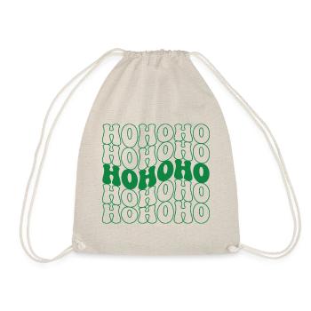 Hohoho Noël Vintage - Sac de sport léger - nature - Devant