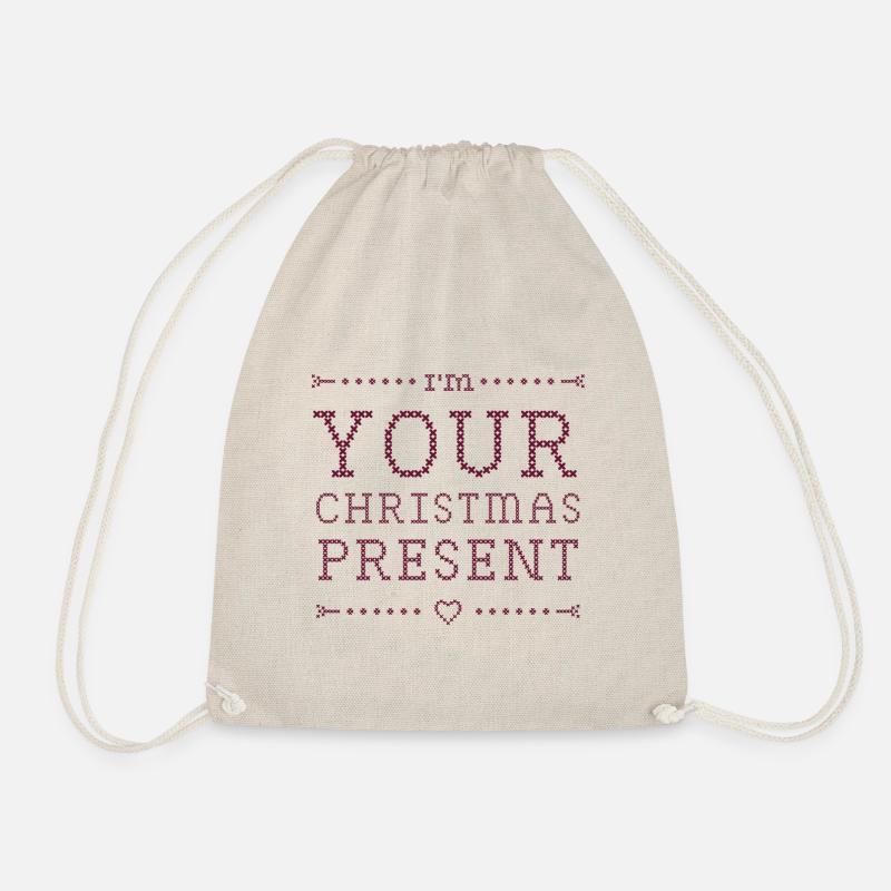 I am your christmas present - Turnbeutel - Natur