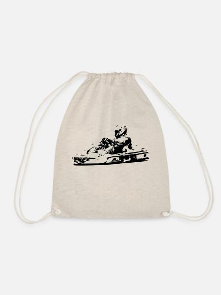 Go Kart - Drawstring Bag - nature