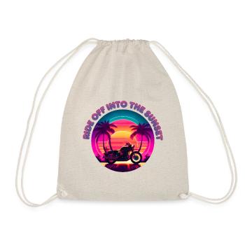 Follow the sunset - Drawstring Bag - nature - Front