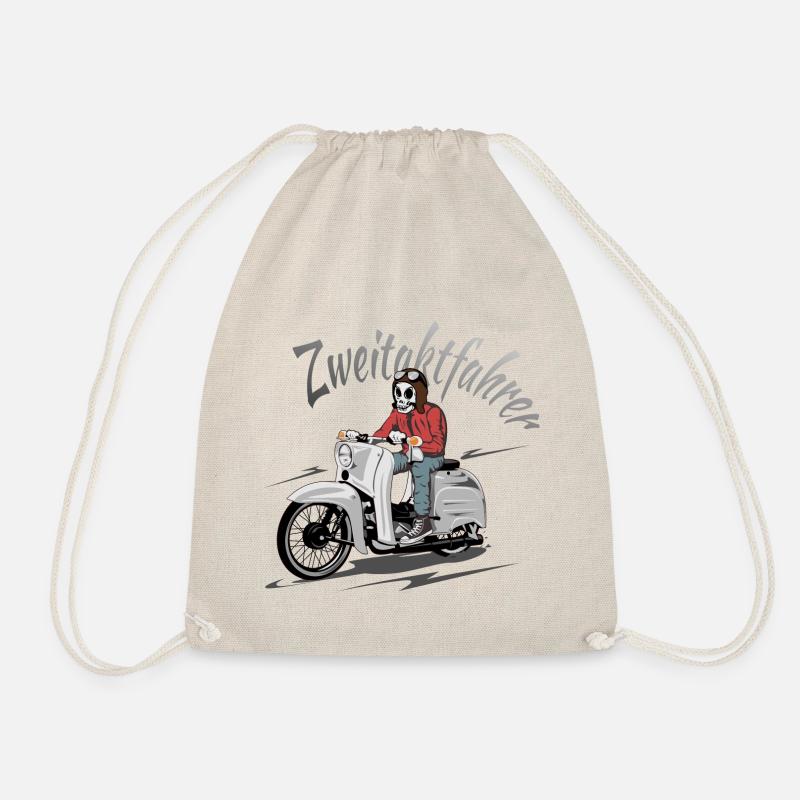 Simson Schwalbe Zweitaktfahrer - Turnbeutel - Natur