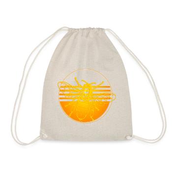 Bee honey bee - Drawstring Bag - nature - Front