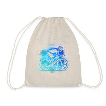 Roadbike motif with recognition value - Drawstring Bag - nature - Front
