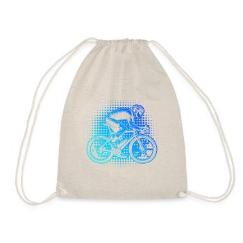 Geschenkidee für einen Roadbike mit Roadbike - Turnbeutel - Natur - Vorne