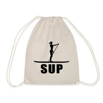 Stand Up Paddling - Drawstring Bag - nature - Front