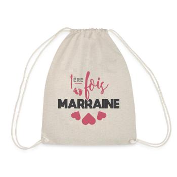 Première fois marraine - Sac de sport léger - nature - Devant