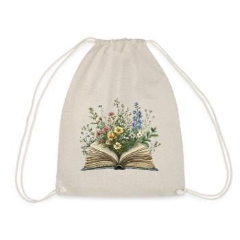 Livre fleuri - Sac de sport léger - nature - Devant