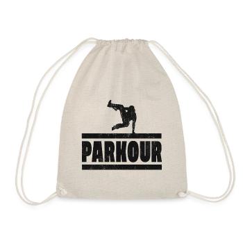 Parkour Freerunning Sports Athlete Extremesport - Drawstring Bag - nature - Front
