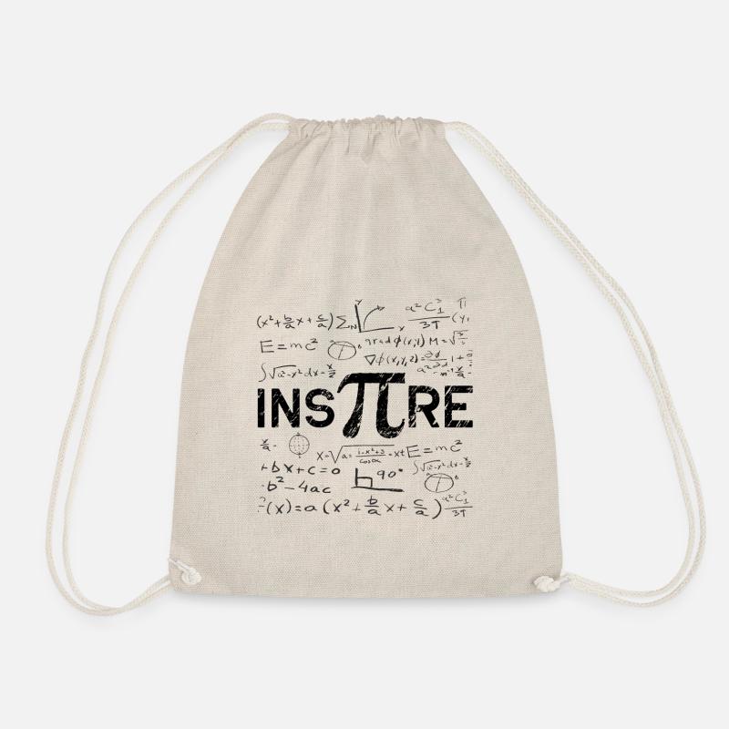 Inspire Math - PI - Mathematician - Drawstring Bag - nature