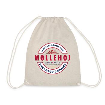 Møllehøj Denmark Peak Graphic Tee - Drawstring Bag - nature - Front