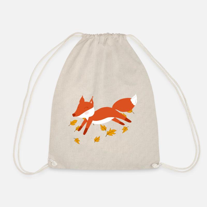 Fox - Drawstring Bag - nature