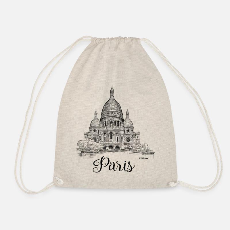 PD Moreno Sacré-Cœur Paris - Drawstring Bag - nature
