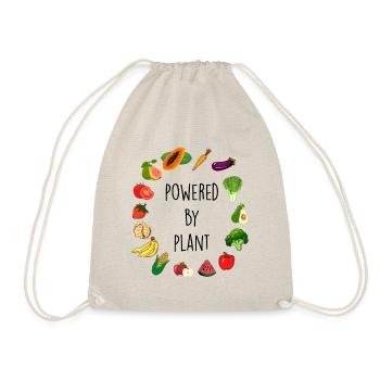 Vegan - Drawstring Bag - nature - Front