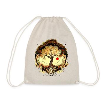 Tree Autumn - Drawstring Bag - nature - Front