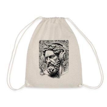 T-shirt Zeus : Anciens dieux et sons électro - Sac de sport léger - nature - Devant
