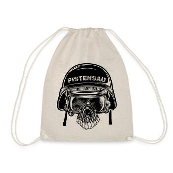 Pistensau Totenkopf Abfahrt Ski Urlaub - Turnbeutel - Natur - Vorne