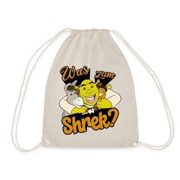 Shrek Design Mit Esel, Shrek & Gestiefeltem Kater - Turnbeutel - Natur - Vorne