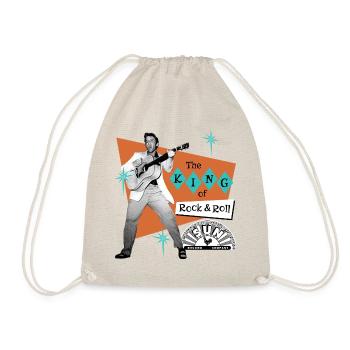 Elvis Presley Design The King Of Rock & Roll  - Turnbeutel - Natur - Vorne