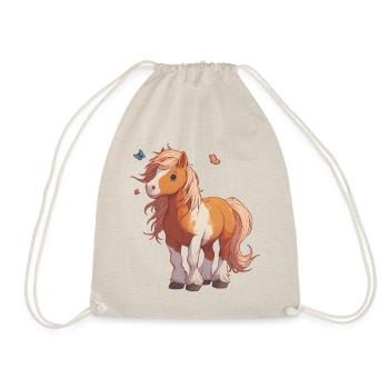 Franges avec des papillons - Sac de sport léger - nature - Devant