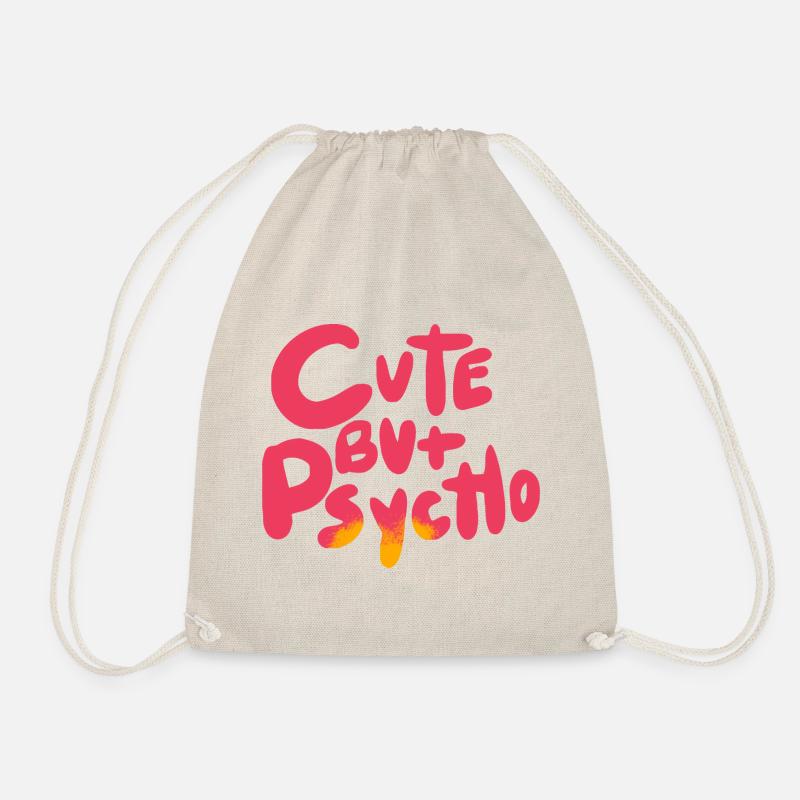 Süß, aber Psycho - Turnbeutel - Natur