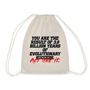 act like it evolution - Turnbeutel - Natur - Vorne