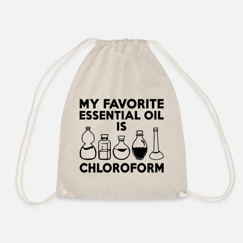 Mein Lieblingsöl ist Chloroform - Turnbeutel - Natur