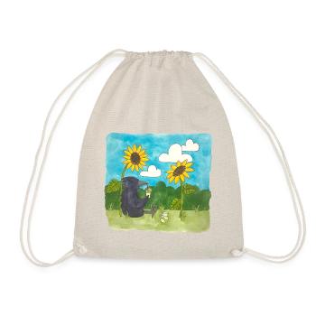 Raven Sunflowers chill Summer Lemonade Daylight Saving Time - Drawstring Bag - nature - Front
