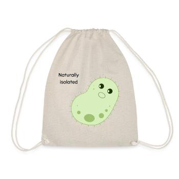 Bactéries mignonnes naturellement isolées - Sac de sport léger - nature - Devant