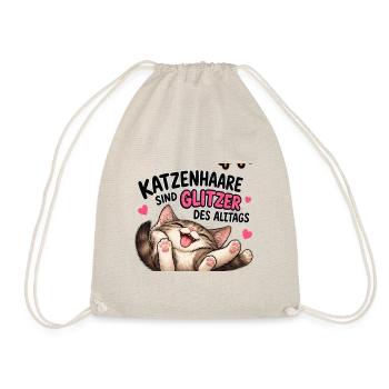 Katzenhaare sind Glitzer des Alltags - Turnbeutel - Natur - Vorne