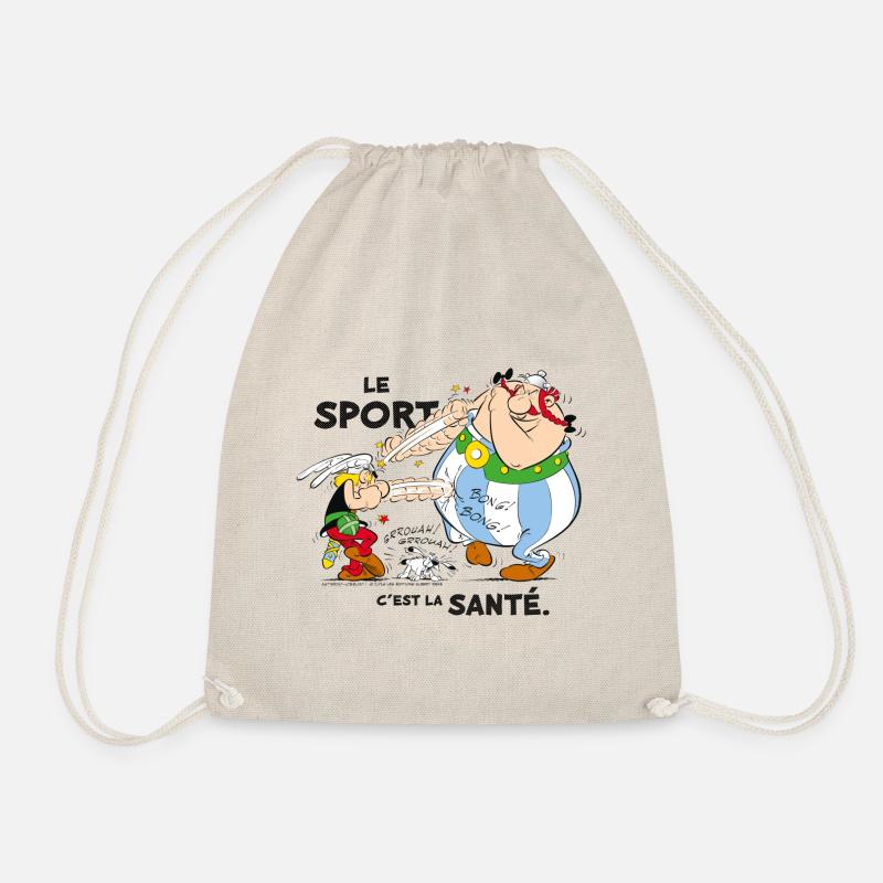 Astérix et Obélix - Le sport c'est la santé - Sac de sport léger - nature