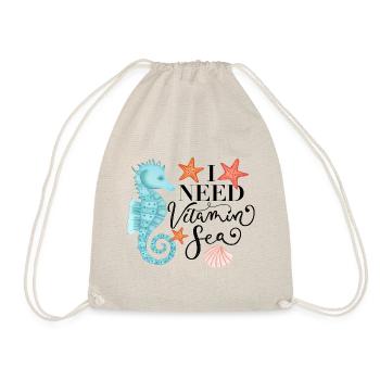 Vitamin Sea - Drawstring Bag - nature - Front