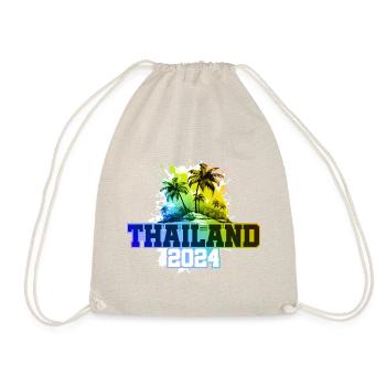 Thailand 2024 Urlaub Palmen Bunt - Turnbeutel - Natur - Vorne