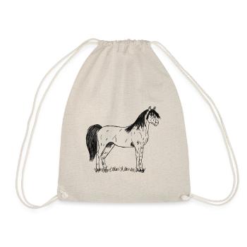 Poulain de cheval - Sac de sport léger - nature - Devant