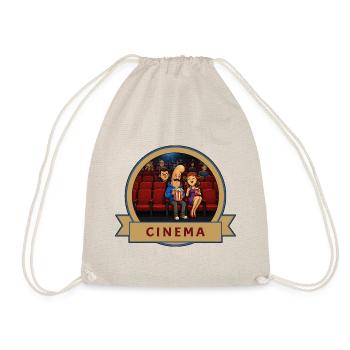 Kek & Ina in the cinema - gag of life - Drawstring Bag - nature - Front