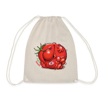 Faule Tomate - Turnbeutel - Natur - Vorne