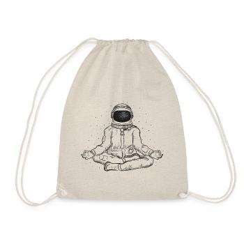 Astronaute méditant, cool, drôle - Sac de sport léger - nature - Devant
