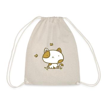 Chat mignon - Sac de sport léger - nature - Devant