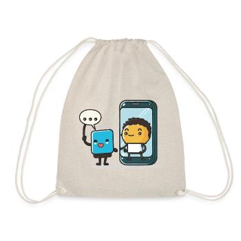Smart Living - Drawstring Bag - nature - Front