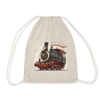 Steam Train Journey - Drawstring Bag - nature - Front