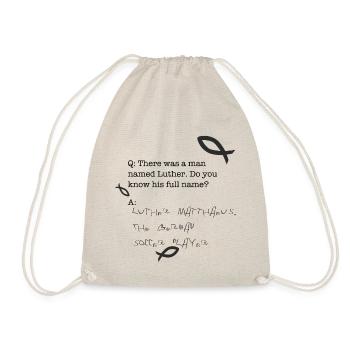 Martin Luther Matthew - Drawstring Bag - nature - Front