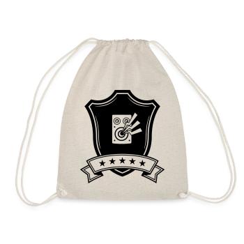Boxes music coat of arms - Drawstring Bag - nature - Front
