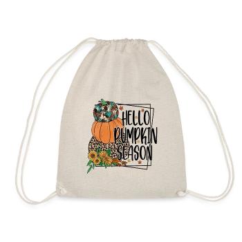 Bonjour la saison des citrouilles - Sac de sport léger - nature - Devant
